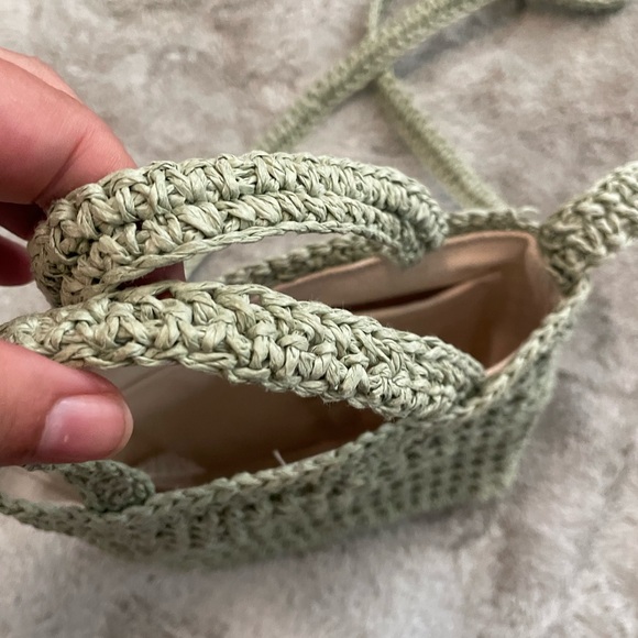 Madewell Green Crochet Crossbody Bag - Picture 5 of 8